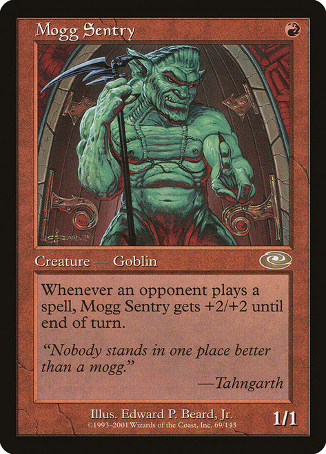 Mogg Sentry\nPlaneshift\nSingle\nMagic The Gathering