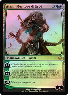 Ajani, Mentor of Heroes
Journey into Nyx (Foil) - Italian
Single
Magic The Gathering