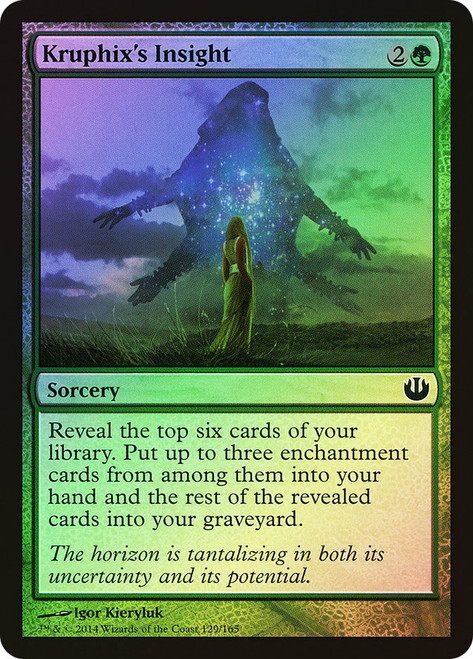 Kruphix's Insight\nJourney into Nyx\nSingle\nMagic The Gathering