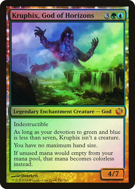 Kruphix, God of Horizons\nJourney into Nyx\nSingle\nMagic The Gathering