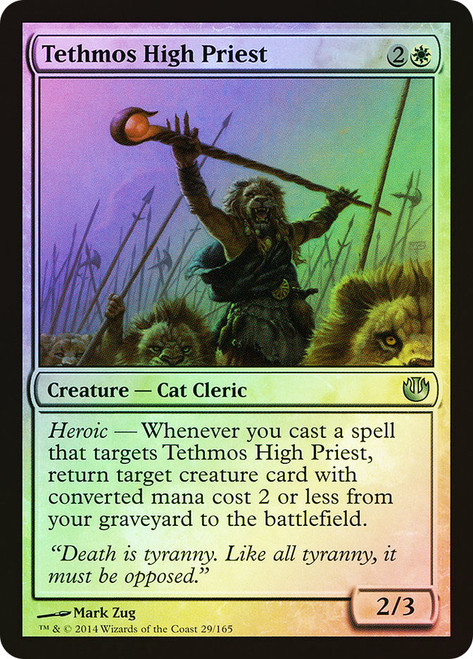 Tethmos High Priest\nJourney into Nyx\nSingle\nMagic The Gathering