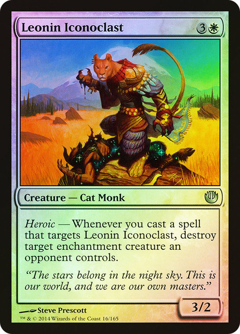 Leonin Iconoclast\nJourney into Nyx\nSingle\nMagic The Gathering