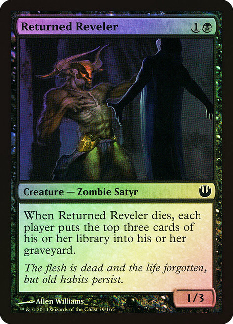 Returned Reveler\nJourney into Nyx\nSingle\nMagic The Gathering