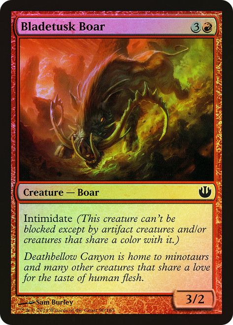 Bladetusk Boar\nJourney into Nyx\nSingle\nMagic The Gathering