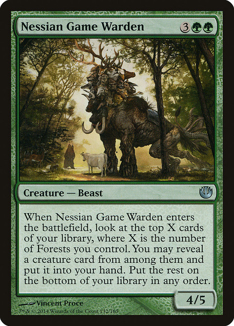Nessian Game Warden\nJourney into Nyx\nSingle\nMagic The Gathering