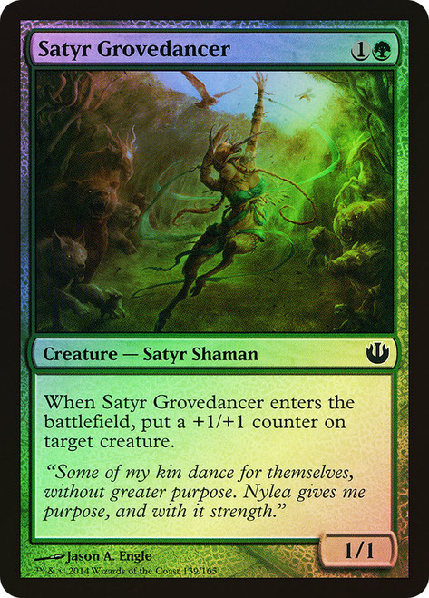 Satyr Grovedancer\nJourney into Nyx\nSingle\nMagic The Gathering