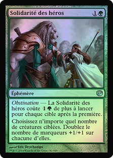 Solidarity of Heroes
Journey into Nyx (Foil) - French
Single
Magic The Gathering