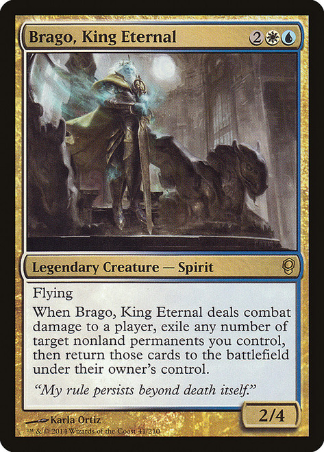 Brago, King Eternal\nConspiracy: 2014 Edition\nSingle\nMagic The Gathering