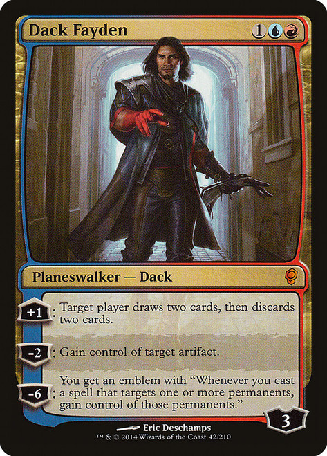 MTG foil ダク•フェイデン MED RNA Dack Fayden (Secret Lair