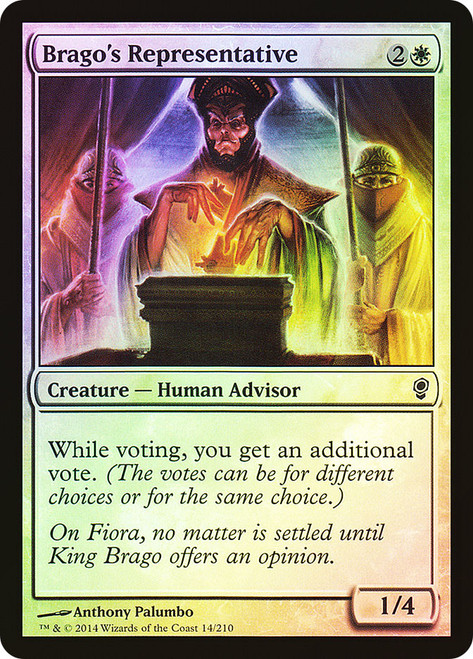 Brago's Representative\nConspiracy: 2014 Edition\nSingle\nMagic The Gathering