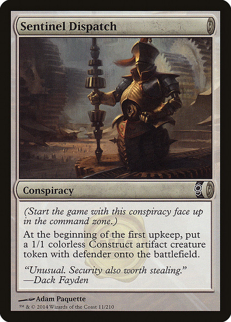 Sentinel Dispatch\nConspiracy: 2014 Edition\nSingle\nMagic The Gathering
