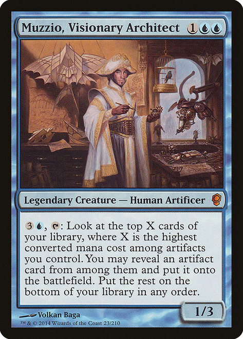 Muzzio, Visionary Architect\nConspiracy: 2014 Edition\nSingle\nMagic The Gathering