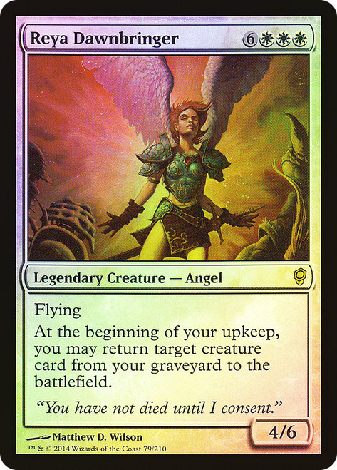 Reya Dawnbringer\nConspiracy: 2014 Edition\nSingle\nMagic The Gathering