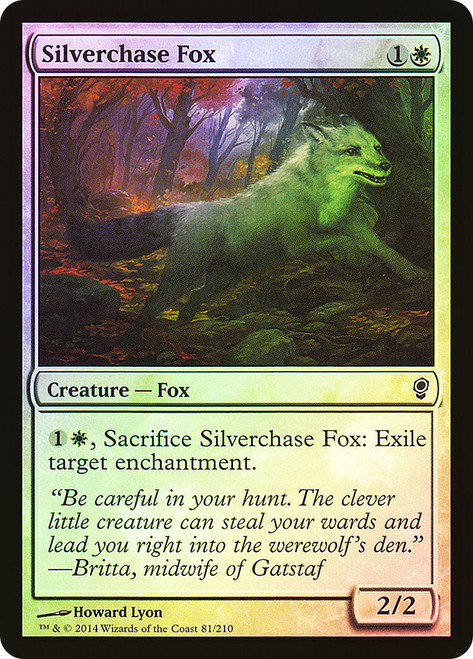 Silverchase Fox\nConspiracy: 2014 Edition\nSingle\nMagic The Gathering