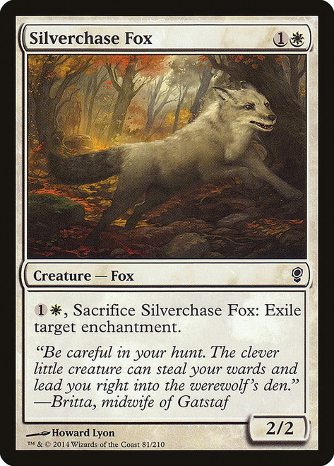 Silverchase Fox\nConspiracy: 2014 Edition\nSingle\nMagic The Gathering