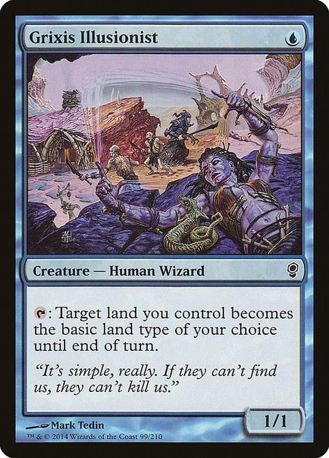 Grixis Illusionist\nConspiracy: 2014 Edition\nSingle\nMagic The Gathering