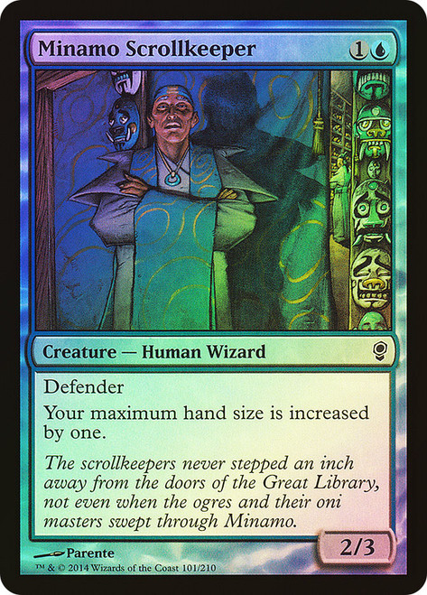 Minamo Scrollkeeper\nConspiracy: 2014 Edition\nSingle\nMagic The Gathering