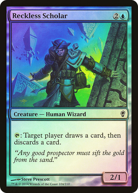 Reckless Scholar\nConspiracy: 2014 Edition\nSingle\nMagic The Gathering