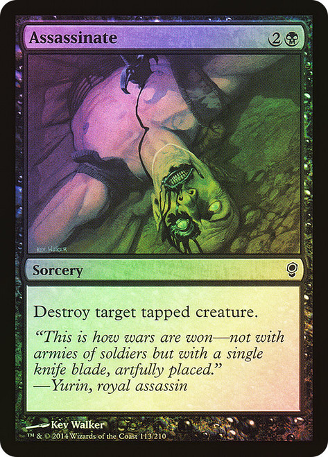 Assassinate\nConspiracy: 2014 Edition\nSingle\nMagic The Gathering