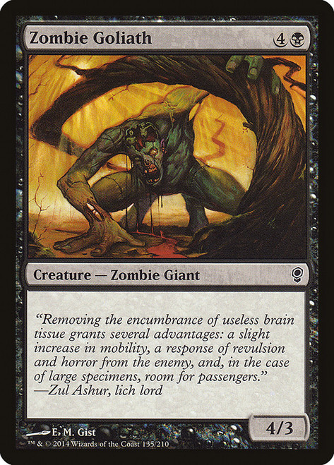 Zombie Goliath\nConspiracy: 2014 Edition\nSingle\nMagic The Gathering