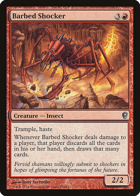 Barbed Shocker\nConspiracy: 2014 Edition\nSingle\nMagic The Gathering