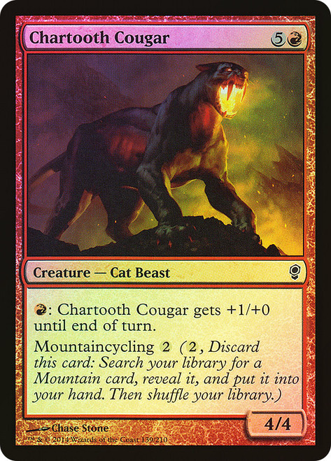 Chartooth Cougar\nConspiracy: 2014 Edition\nSingle\nMagic The Gathering