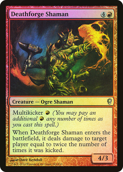 Deathforge Shaman\nConspiracy: 2014 Edition\nSingle\nMagic The Gathering