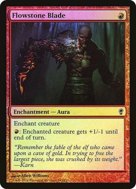 Flowstone Blade\nConspiracy: 2014 Edition\nSingle\nMagic The Gathering