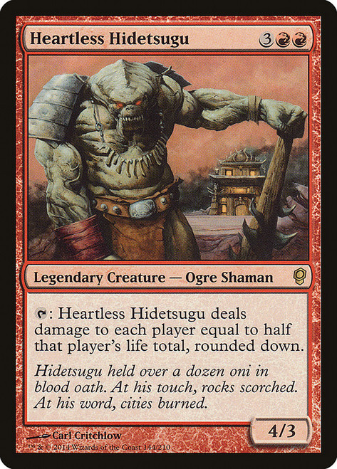 Heartless Hidetsugu\nConspiracy: 2014 Edition\nSingle\nMagic The Gathering