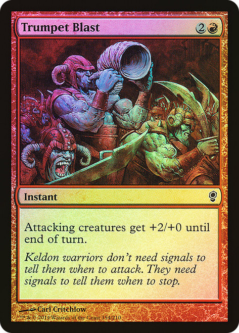 Trumpet Blast\nConspiracy: 2014 Edition\nSingle\nMagic The Gathering