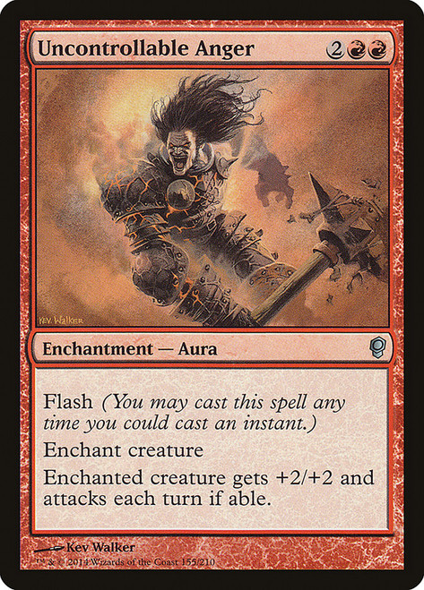 Uncontrollable Anger\nConspiracy: 2014 Edition\nSingle\nMagic The Gathering