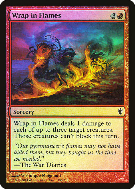 Wrap in Flames\nConspiracy: 2014 Edition\nSingle\nMagic The Gathering