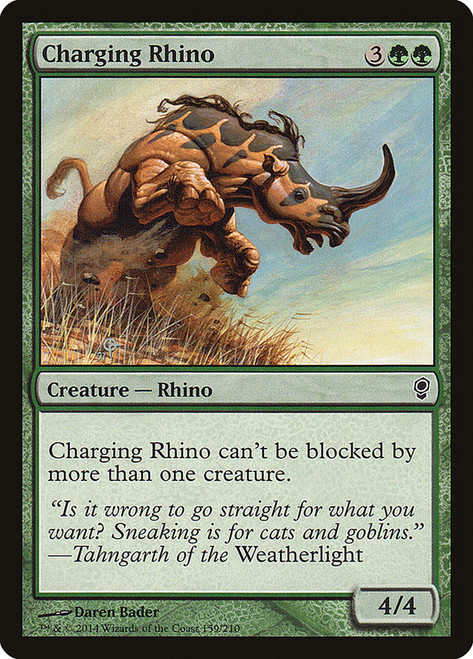 Charging Rhino\nConspiracy: 2014 Edition\nSingle\nMagic The Gathering