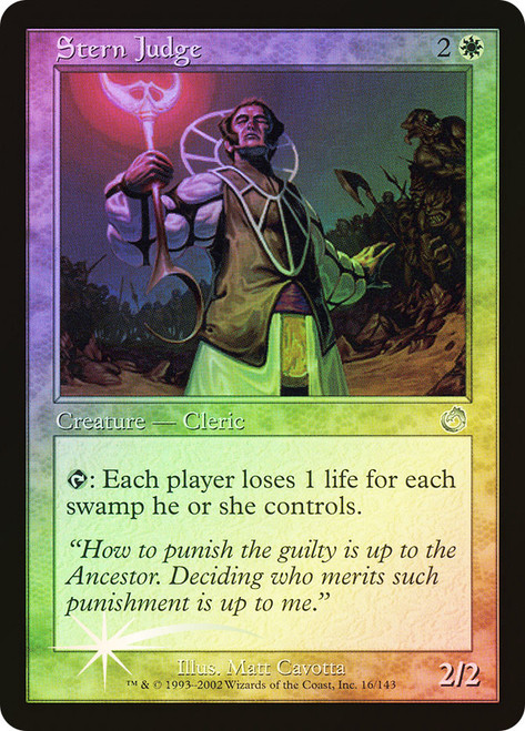 Stern Judge\nTorment\nSingle\nMagic The Gathering