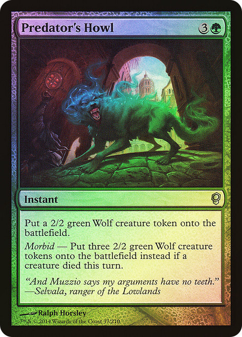 Predator's Howl\nConspiracy: 2014 Edition\nSingle\nMagic The Gathering