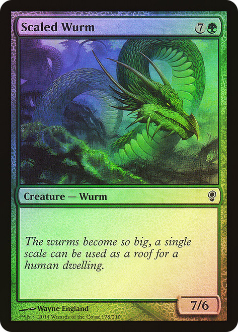 Scaled Wurm\nConspiracy: 2014 Edition\nSingle\nMagic The Gathering