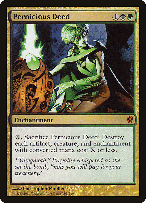 破滅的な行為/Pernicious Deed Foil 英語 4枚 MTG Pernicious Deed | Conspiracy - Japanese | Star City Games