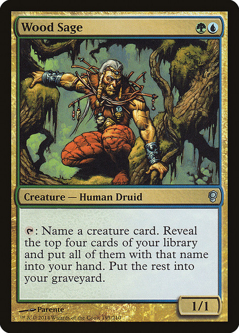 Wood Sage\nConspiracy: 2014 Edition\nSingle\nMagic The Gathering