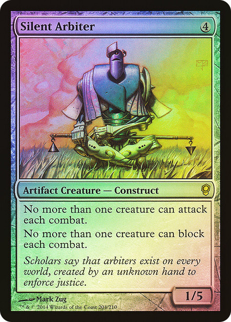 Silent Arbiter\nConspiracy: 2014 Edition\nSingle\nMagic The Gathering