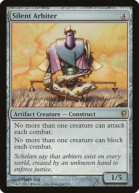 Silent Arbiter\nConspiracy: 2014 Edition\nSingle\nMagic The Gathering
