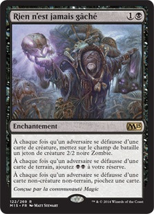 Waste Not
Magic 2015 Core Set - French
Single
Magic The Gathering