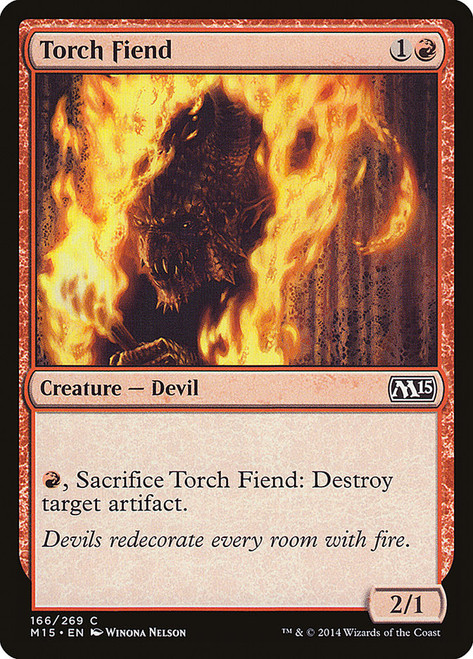 Torch Fiend\nMagic 2015 Core Set\nSingle\nMagic The Gathering