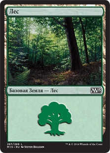 Forest (#267)
Magic 2015 Core Set - Russian
Single
Magic The Gathering