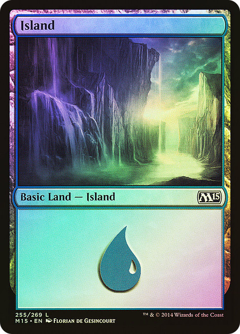 Island (#255)\nMagic 2015 Core Set\nSingle\nMagic The Gathering