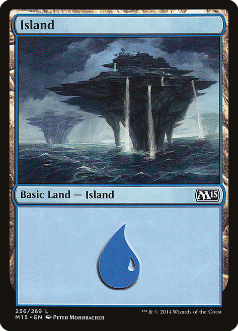 Island (#256)\nMagic 2015 Core Set\nSingle\nMagic The Gathering