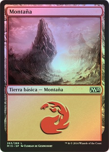 Mountain (#263)
Magic 2015 Core Set (Foil) - Spanish
Single
Magic The Gathering
