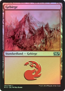 Mountain (#264)
Magic 2015 Core Set (Foil) - German
Single
Magic The Gathering