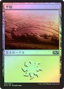 Plains (#250)
Magic 2015 Core Set (Foil) - Chinese Traditional
Single
Magic The Gathering