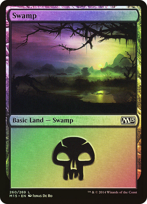 Swamp (#260)\nMagic 2015 Core Set\nSingle\nMagic The Gathering