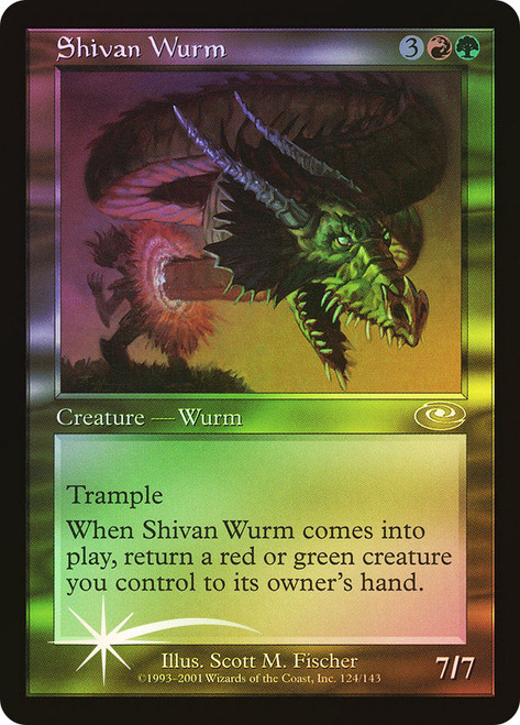 Shivan Wurm\nPlaneshift\nSingle\nMagic The Gathering